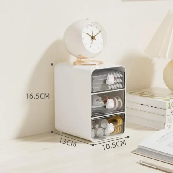 Desktop Drawer Storage Box with Pen Holder Organizer - Image 7