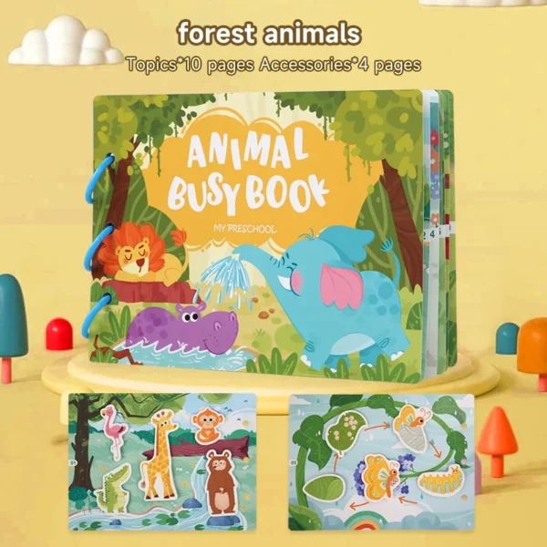 Montessori Baby Busy Book – Early Learning Toy for Toddlers - Image 10