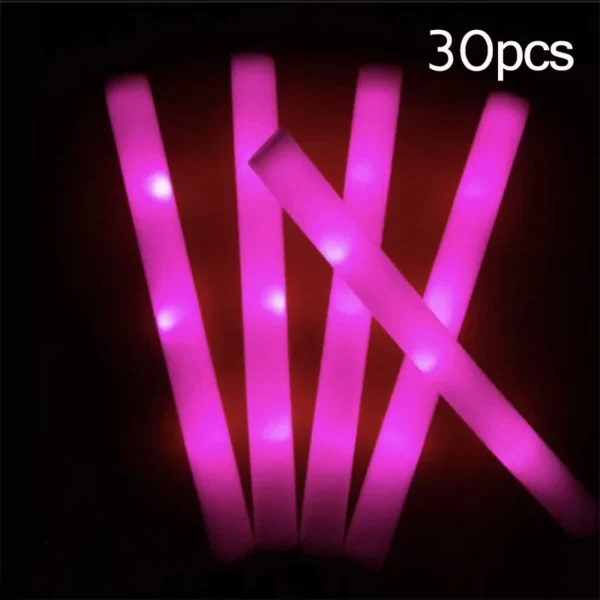 30Pcs Colorful LED Glow Sticks for Parties & Events - Image 14
