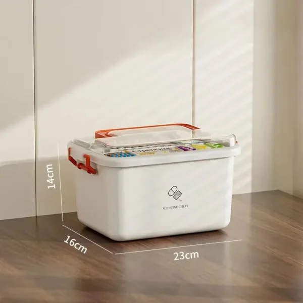 Portable Large-Capacity Home First Aid Medicine Box - Image 7