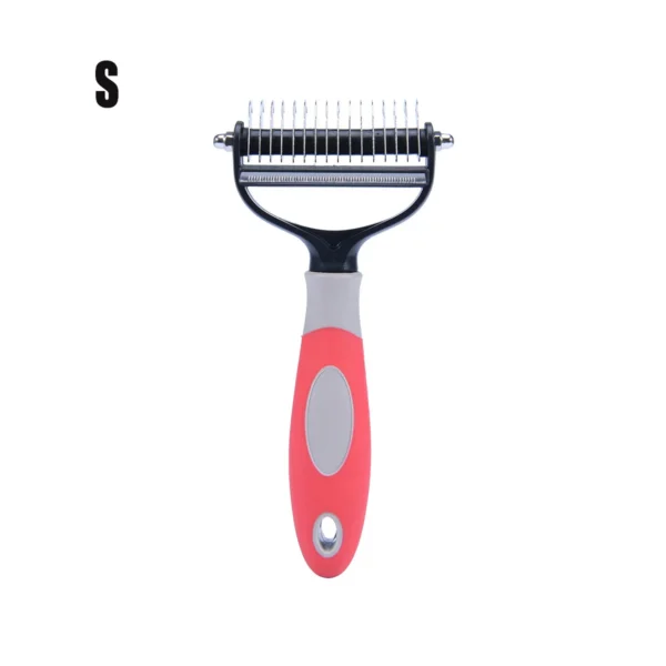 2-Sided Pet Deshedding Brush – Dog &Cat Grooming Tool - Image 10