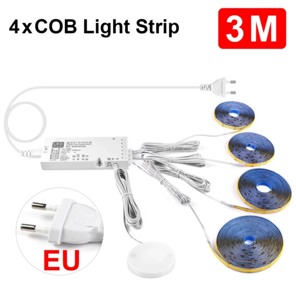Rybakov COB LED Strip Touch Light 320 LEDs/m – Warm/Neutral - Image 14