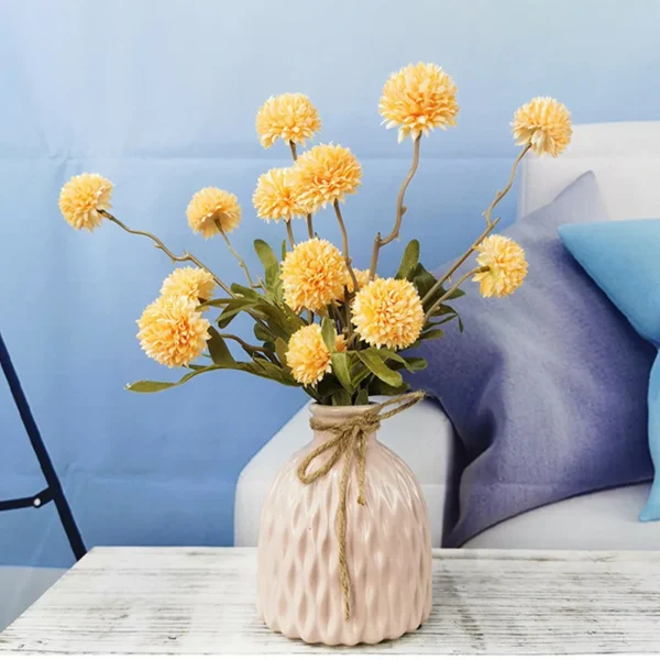 5-Head Artificial Dandelion Bouquet for Home & Weddings - Image 5