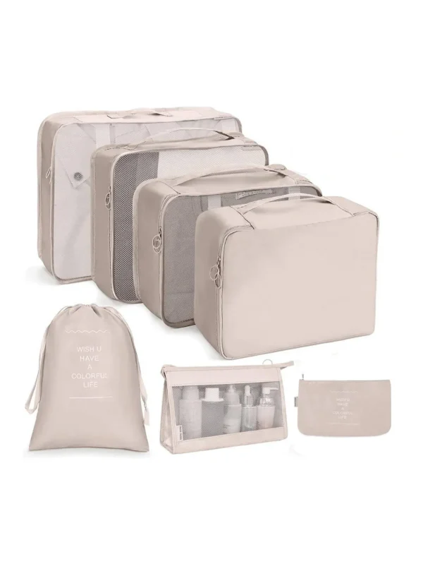 7-10 Pcs Travel Organizer Packing Cubes Set – Durable & Compact - Image 10