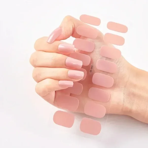 16Tips Long-Lasting Gel Nail Stickers – Full Coverage Wraps - Image 15