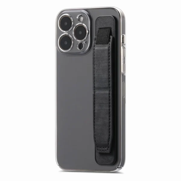 PU Leather Phone Strap Stand – Universal Grip Holder - Image 12