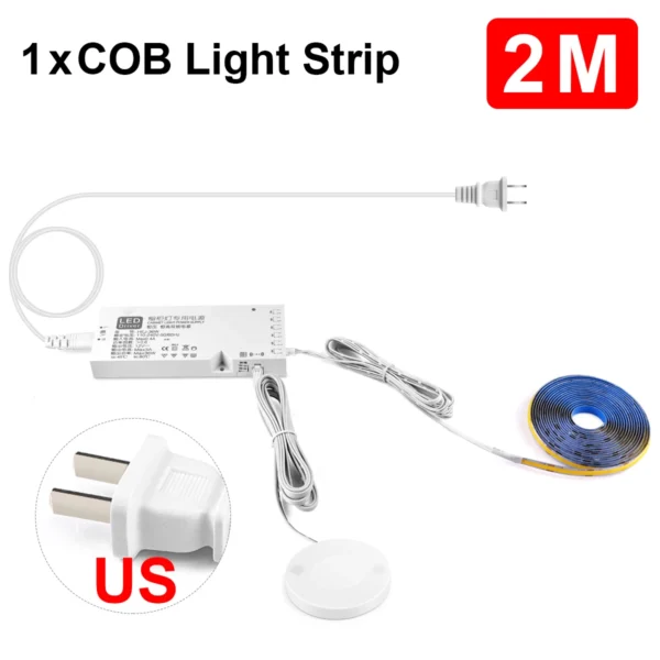Rybakov COB LED Strip Touch Light 320 LEDs/m – Warm/Neutral - Image 48