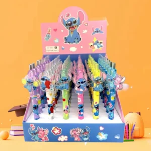 Cute Cartoon Gel Pens 48pcs – 0.5mm Black Ink Set