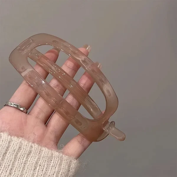 Vintage Twist Oval Hair Clips for Women - Image 10