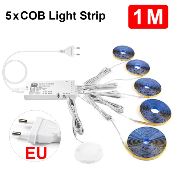 Rybakov COB LED Strip Touch Light 320 LEDs/m – Warm/Neutral - Image 49