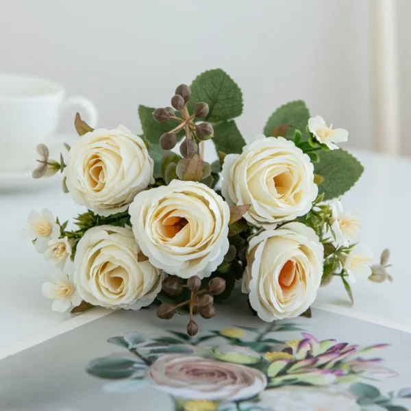 Artificial Rose Flower Bouquet for Wedding & Home Décor - Image 7