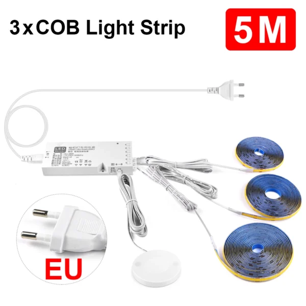 Rybakov COB LED Strip Touch Light 320 LEDs/m – Warm/Neutral - Image 45