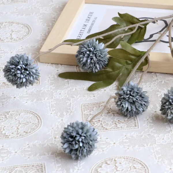 5-Head Artificial Dandelion Bouquet for Home & Weddings - Image 9