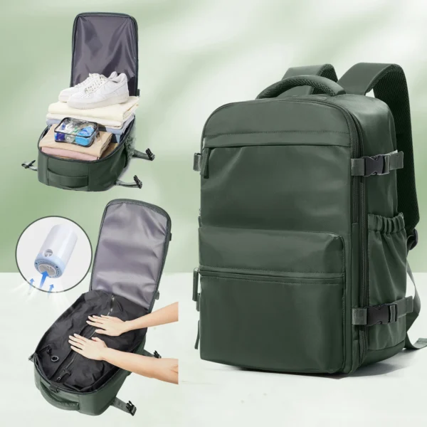 FLCC Vacuum Backpack for Travel, Business, & School – 20-35L - Image 14