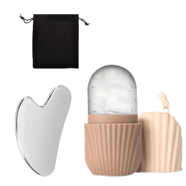 Ice Face Roller & Gua Sha Set – Skin Care Tools - Image 7