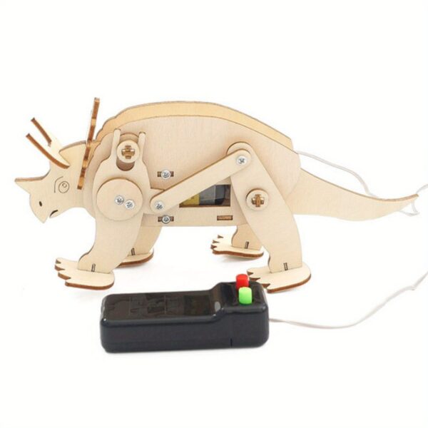 Dinosaur STEM Wooden Puzzle Robot Kit for Kids - Image 17