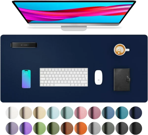 YSAGi Large PU Leather Desk Mat – Waterproof Mouse Pad - Image 13