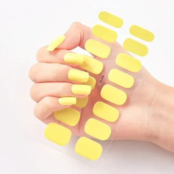 16Tips Long-Lasting Gel Nail Stickers – Full Coverage Wraps - Image 17