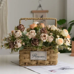 Artificial Rose Flower Bouquet for Wedding & Home Décor