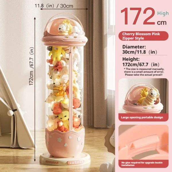 Astronaut Doll Storage Box – Plush Toy Organizer Bin - Image 11