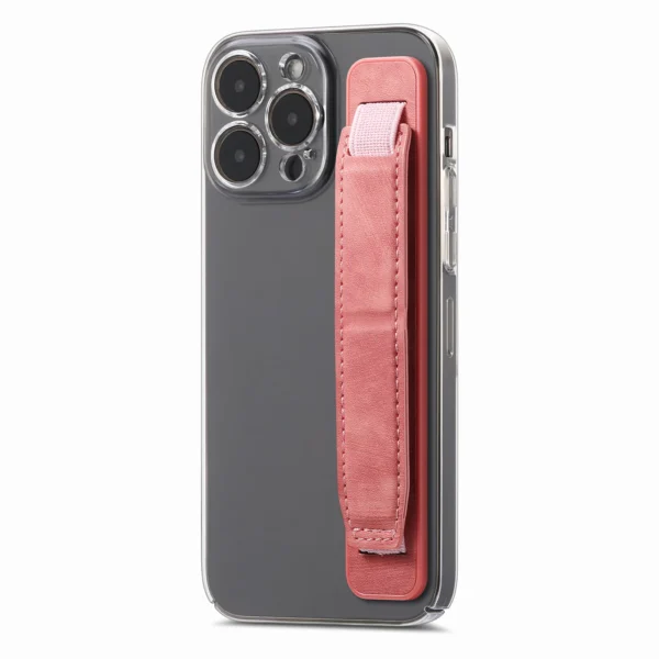 PU Leather Phone Strap Stand – Universal Grip Holder - Image 11