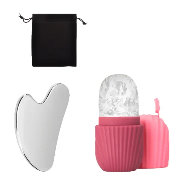 Ice Face Roller & Gua Sha Set – Skin Care Tools - Image 10