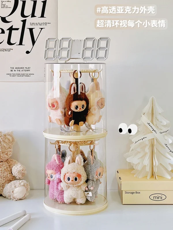 360° Rotating Transparent Display Box for Collectibles - Image 25