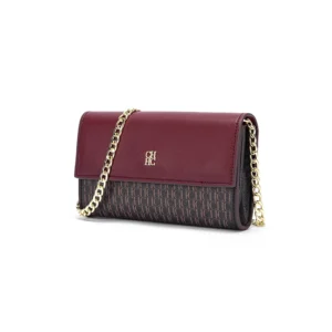 Women’s Minimalist PU Shoulder Bag with Chain Strap
