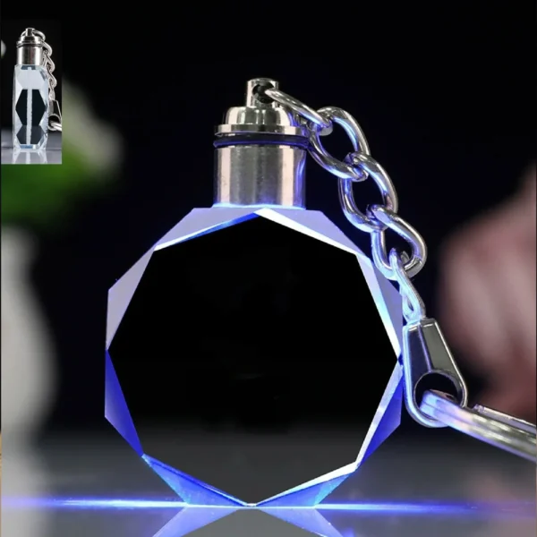 Custom LED Crystal Keyring – Engrave Your Photo or Logo - Image 9