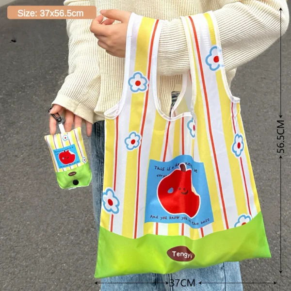 Eco-Friendly Foldable Shopping Bag – Large Capacity - Image 8