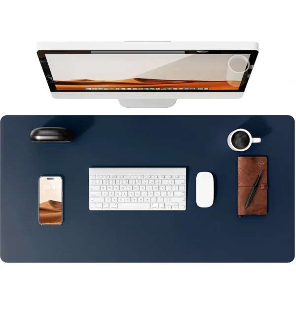 YSAGi Large Leather Desk Mat – Office & Laptop Protector - Image 9