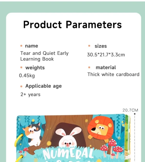 Montessori Baby Busy Book – Early Learning Toy for Toddlers - Image 38