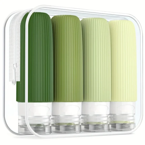 TSA Approved 3oz Silicone Travel Bottle Set - Image 4