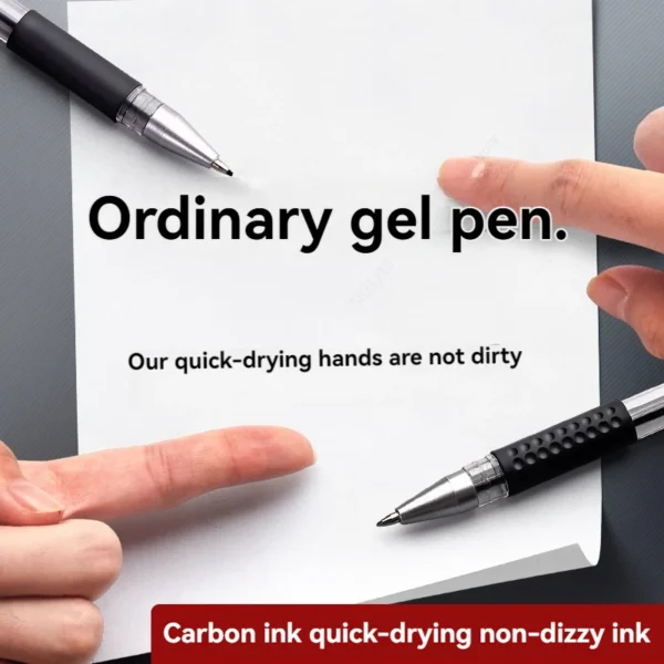 7/35 PCS Gel Pen Set 0.5mm Black & Blue for School Office - Image 5