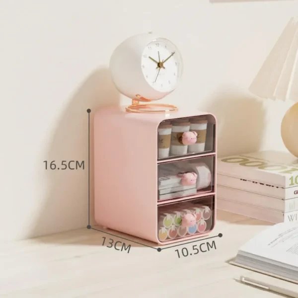 Desktop Drawer Storage Box with Pen Holder Organizer - Image 5