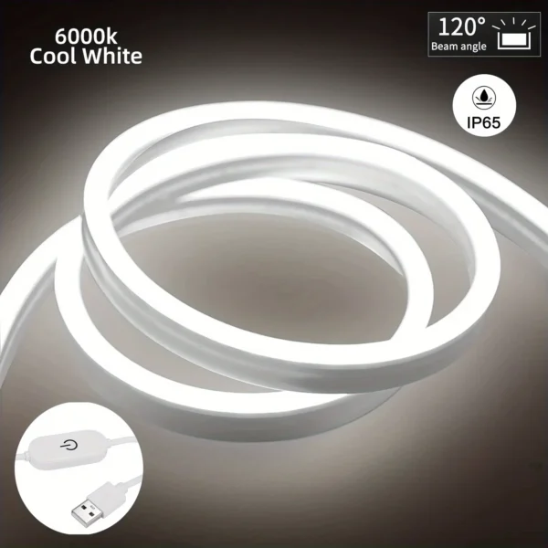 Smart Touch Neon LED Light Strip – Dimmable & Waterproof - Image 9