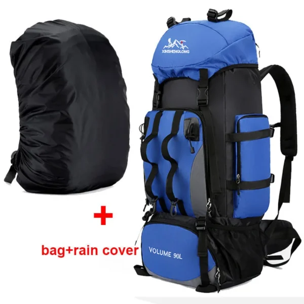 90L Waterproof Hiking Backpack - Large Capacity Rucksack for Outdoor Adventures - Image 7