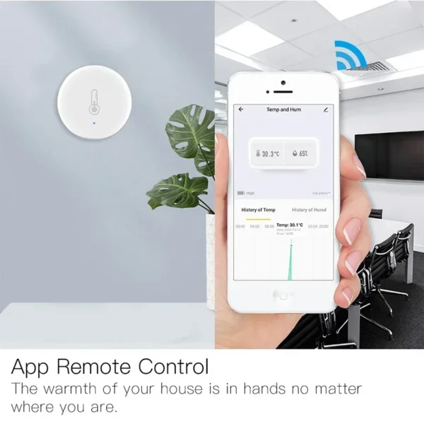 YIDI Tuya ZigBee Smart Temp & Humidity Sensor – Battery - Image 8