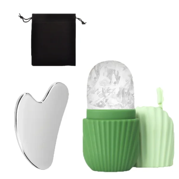 Ice Face Roller & Gua Sha Set – Skin Care Tools - Image 8