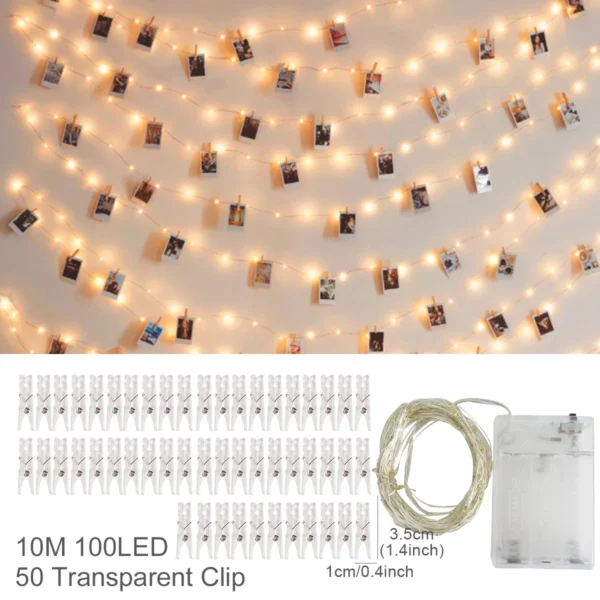 Photo Clip Light Banner – Party & Celebration Decor - Image 11