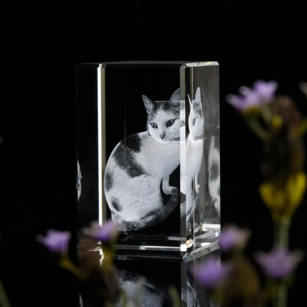 Personalized Pet Tribute Crystal Keepsake – Sympathy Gift - Image 5