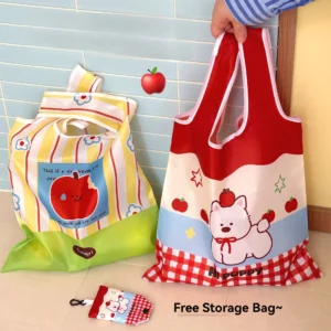 Eco-Friendly Foldable Shopping Bag – Large Capacity