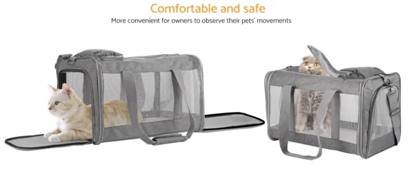 Airline Approved Pet Carrier – Soft Travel Bag for Cats & Dogs - Image 11