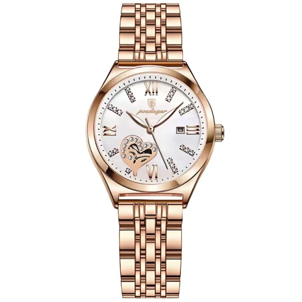 POEDAGAR Luxury Women’s Quartz Stainless Steel Watch - Image 9
