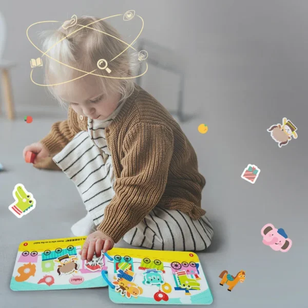 Montessori Baby Busy Book – Early Learning Toy for Toddlers - Image 65