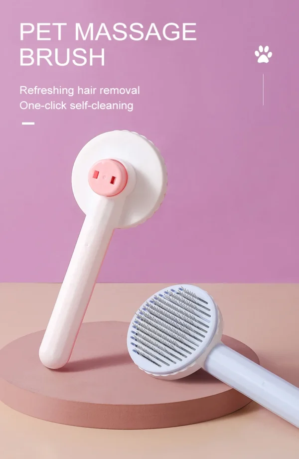 Cat Hair Removal Brush – Easy Grooming & Shedding Tool - Image 19