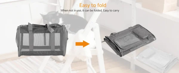 Airline Approved Pet Carrier – Soft Travel Bag for Cats & Dogs - Image 15