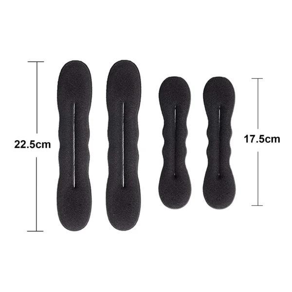 Curly Hair Maker Scrunchie Donut Bun Styling Headband - Image 20