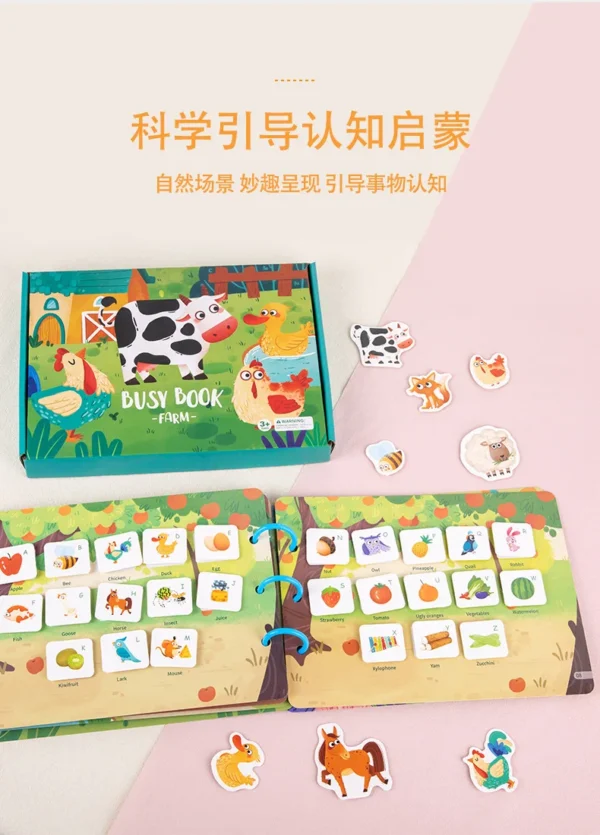 Montessori Baby Busy Book – Early Learning Toy for Toddlers - Image 60
