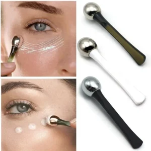 Jade Stone Eye Massager & Cream Applicator Tool